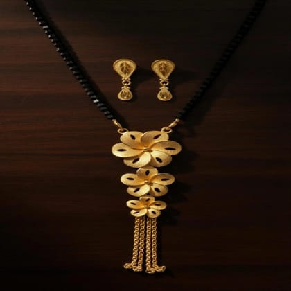 Elayne Floral Cascade Necklace Set