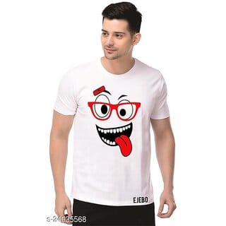 Solely Men Polyester Red Eye Printed Dryfit Tshirt