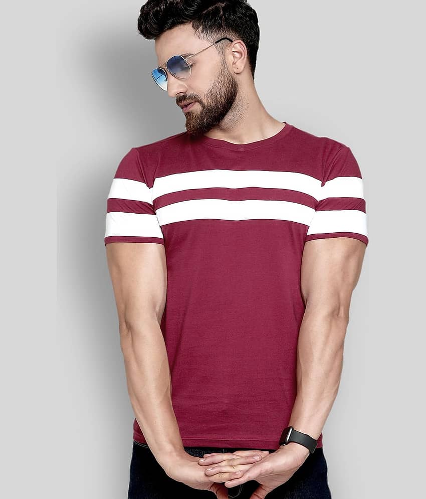 AUSK Pack of 1 Cotton Regular Fit Men's T-Shirt ( Multicolor )