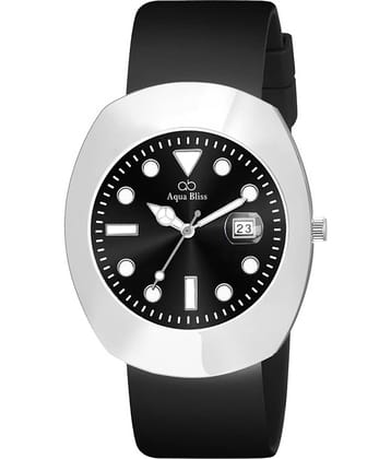 AQUA BLISS - Black Silicon Analog Men's Watch