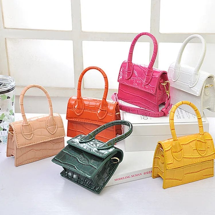 hot sale Women Small Crossbody hand bags summer Ladies PU Leather Handbags Custom Logo Cute Mini Shoulder Purses for Kids bags