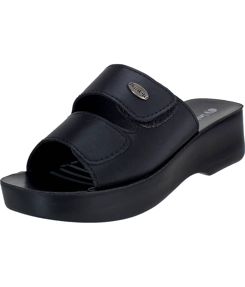 Inblu - Black Women's Slip On Heels