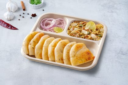 Chicken Haleem & Kulcha Thali