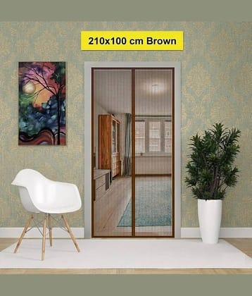 CASA FURNISHING - Brown Polyester Hanging Mosquito Net ( Pack of 1 )