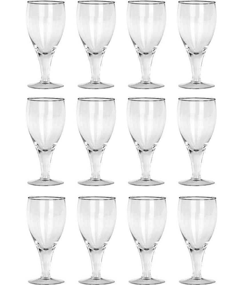 Afast Wine  Glasses Set,  180 ML - (Pack Of 12)