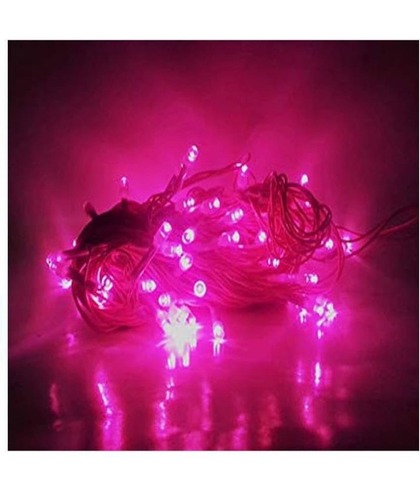 EmmEmm 10Mtr Soft Pink Pixel Led String Lights for Diwali, Christmas, New Year, Wedding Decoration