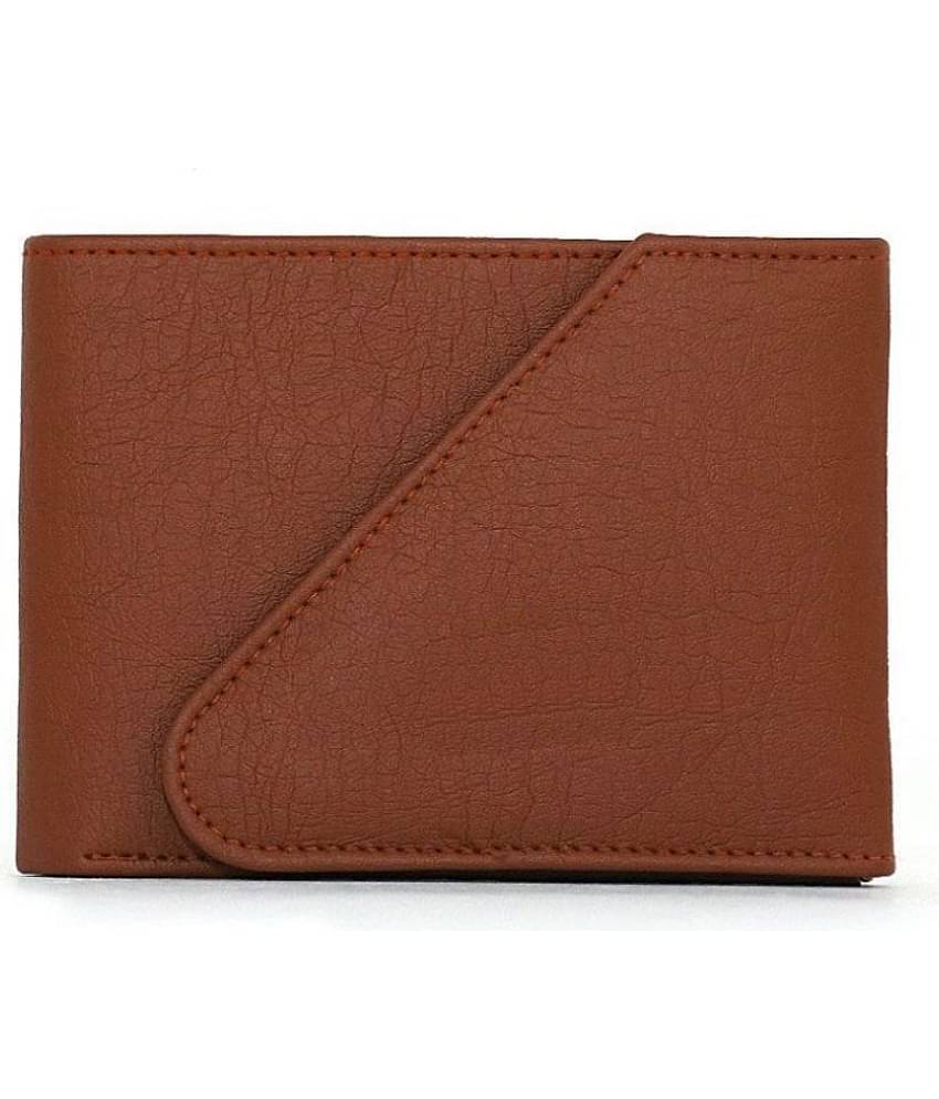 Amor - Brown Faux Leather Men's Regular Wallet ( Pack of 1 )