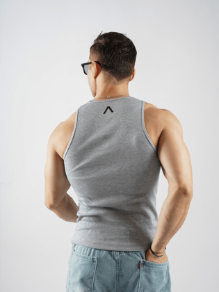 THE GLADIATOR 2.0 RIBBED VEST 2 PC PACK BLACK/GREY-M / Gray / THE GLADIATOR 2.0 RIBBED VEST 2 PC PACK