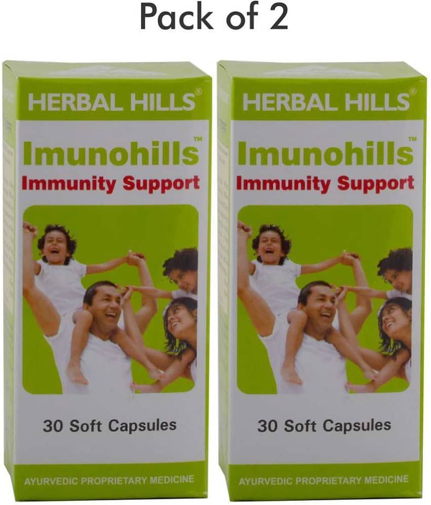 Herbal Hills Imunohills 30 Capsule - Pack of 2 Capsule 1 mg