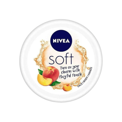 NIVEA Soft Playful Peach, Vitamin E, Jojoba Oil -200ml NIVEA Soft Playful Peach, Vitamin E, Jojoba Oil -200ml