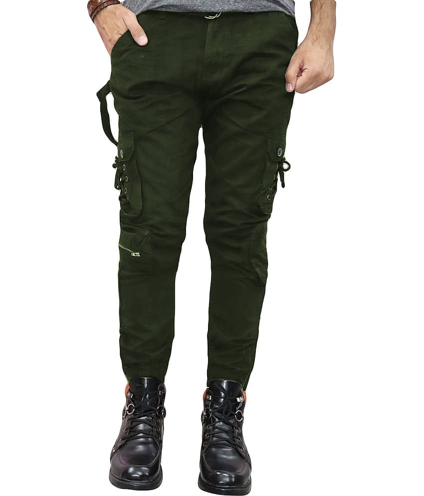 Urban Legends Regular Men's Cargos - Dark Green ( Pack of 1 )