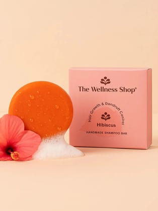HIBISCUS SHAMPOO AND CONDITIONER BAR (CONTROLS HAIRFALL, NO PARABEN, NO SULPHATE, NO SLES)-100g