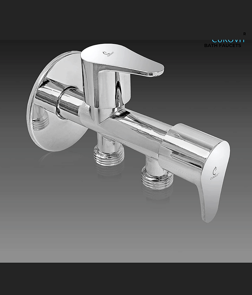 BATHONIX FUSION ZINC ALLOY TWO WAY ANGLE TAP (PACK OF 1) Zinc Toilet Tap (2 in 1 Cock)