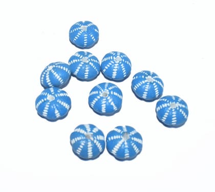 Handmade Jewelry Making Clay Terracotta Beads ,CLY-008-Per Packet of 25 Pcs / 12X18 MM