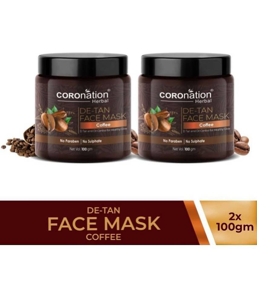 coronation herbal  De-Tan  Face Mask Cream 200 gm