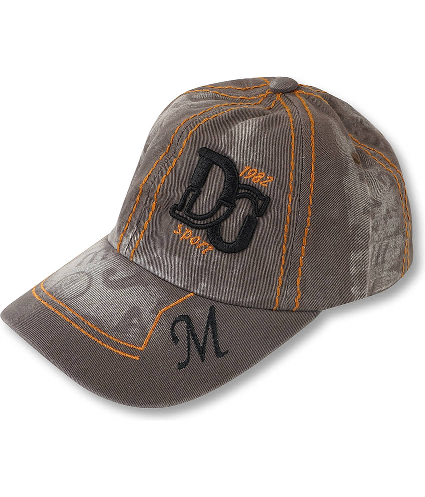 PENYAN Black Cotton Men's Cap ( Pack of 1 )