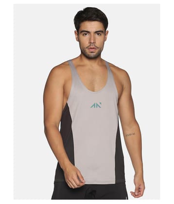 Aesthetic Nation Grey Sleeveless Vests - XL