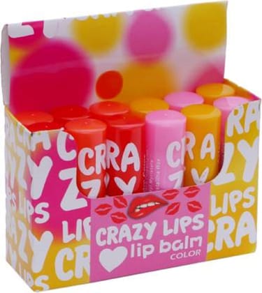 Elecsera Lips Color Lip Balm Combo Pack Of 12 Mix (Pack Of: 12, 4 G), Assorted