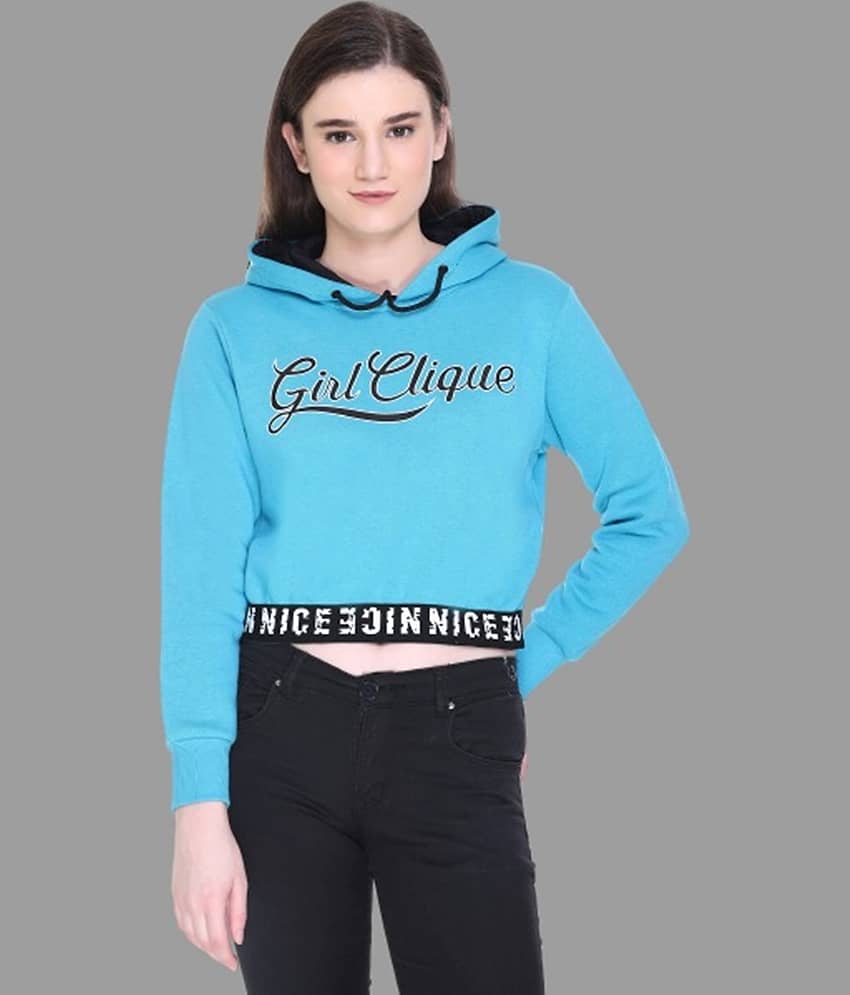 RF RAVES Fleece Green Hooded Sweatshirt