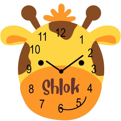 Personalised Acrylic Wall Clock - Neck of Time