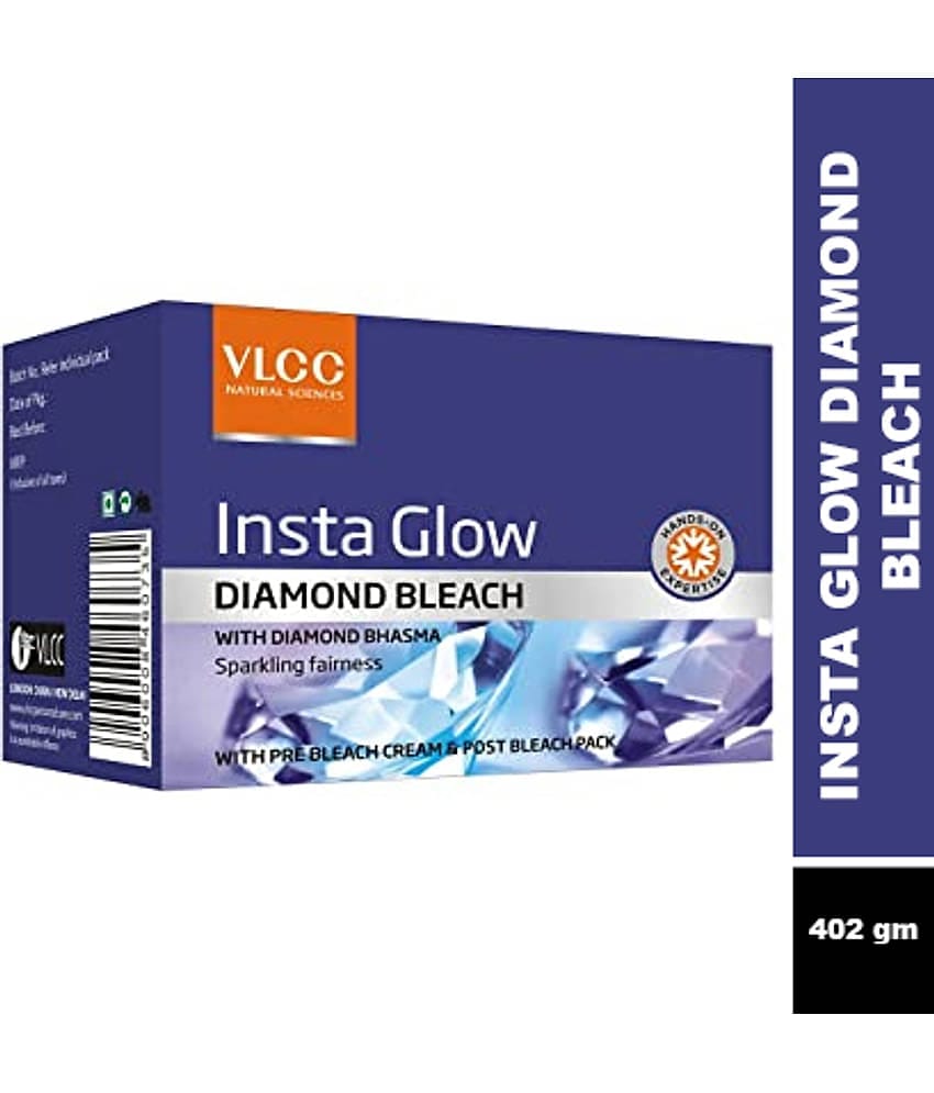 Vlcc Instaglow Diamond Bleach , 402G , Sparkling, Diamond , Like Fairness