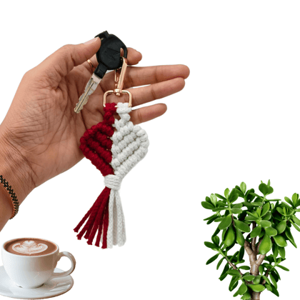 Tailored Knots Heart Keychain HKC22
