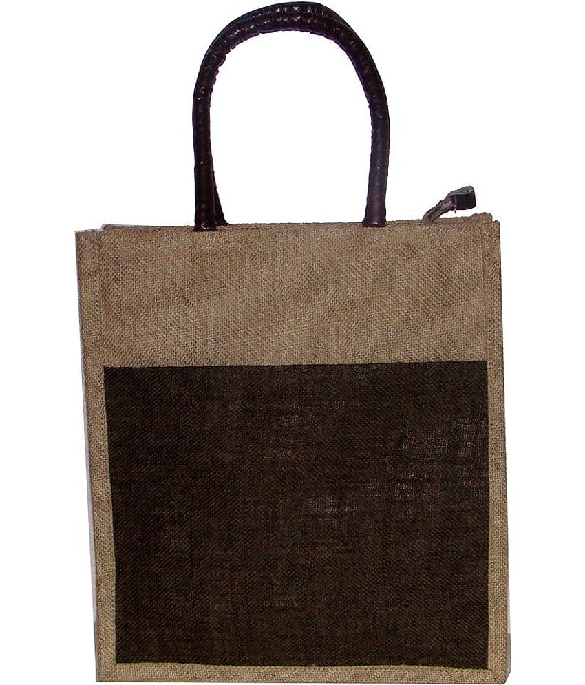 Foonty Brown Shopping Bags - 1 Pc