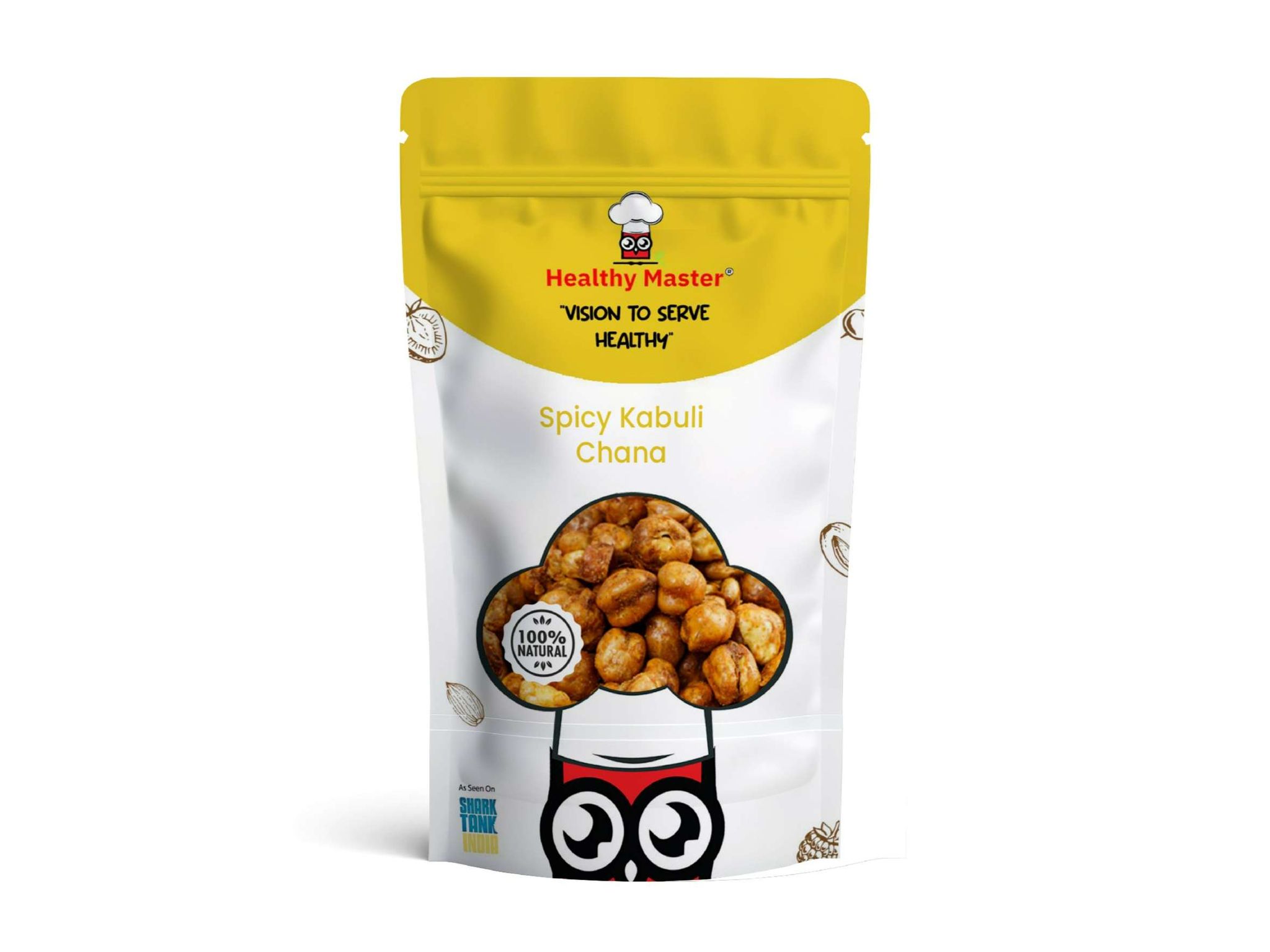 Healthy Master Roasted Spicy Kabuli Chana  - 250 Gram