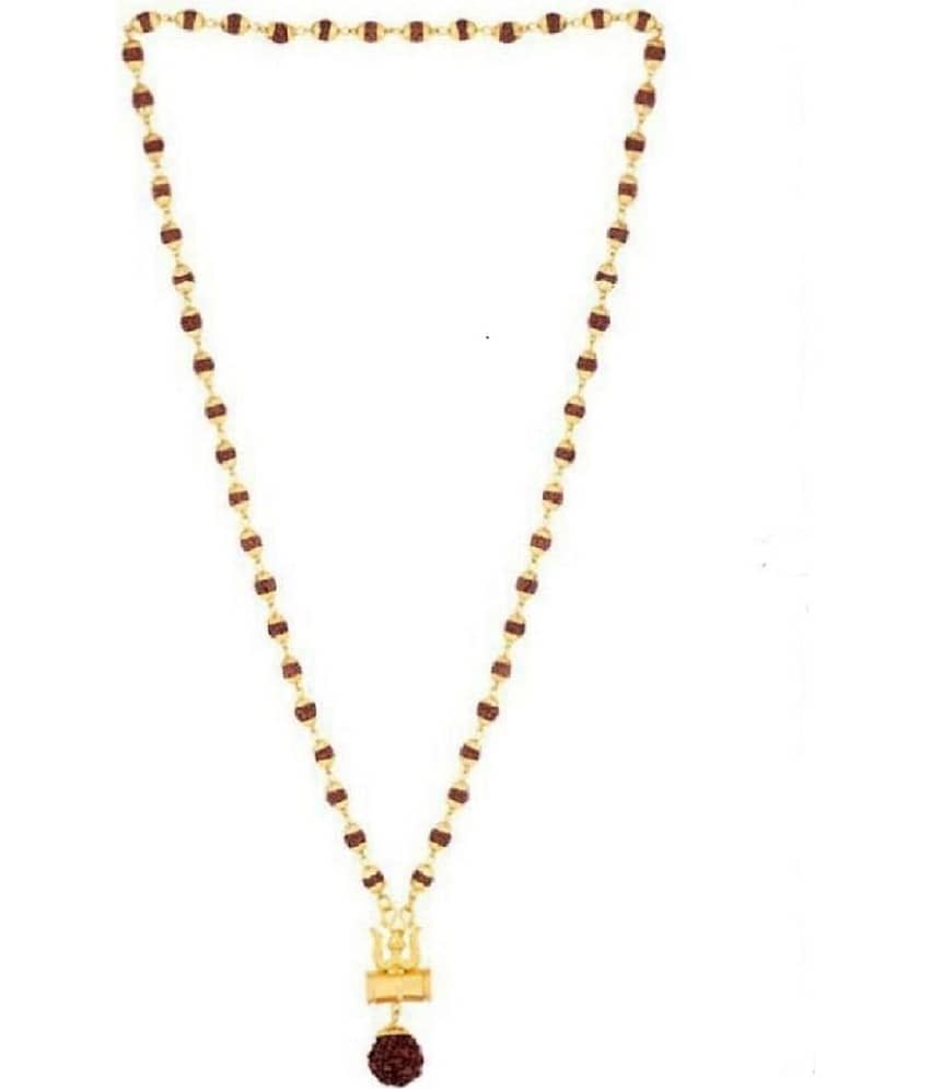 PAYSTORE Shiv Shakti Kavach 5 Mala With Shiv Trishul & Damru