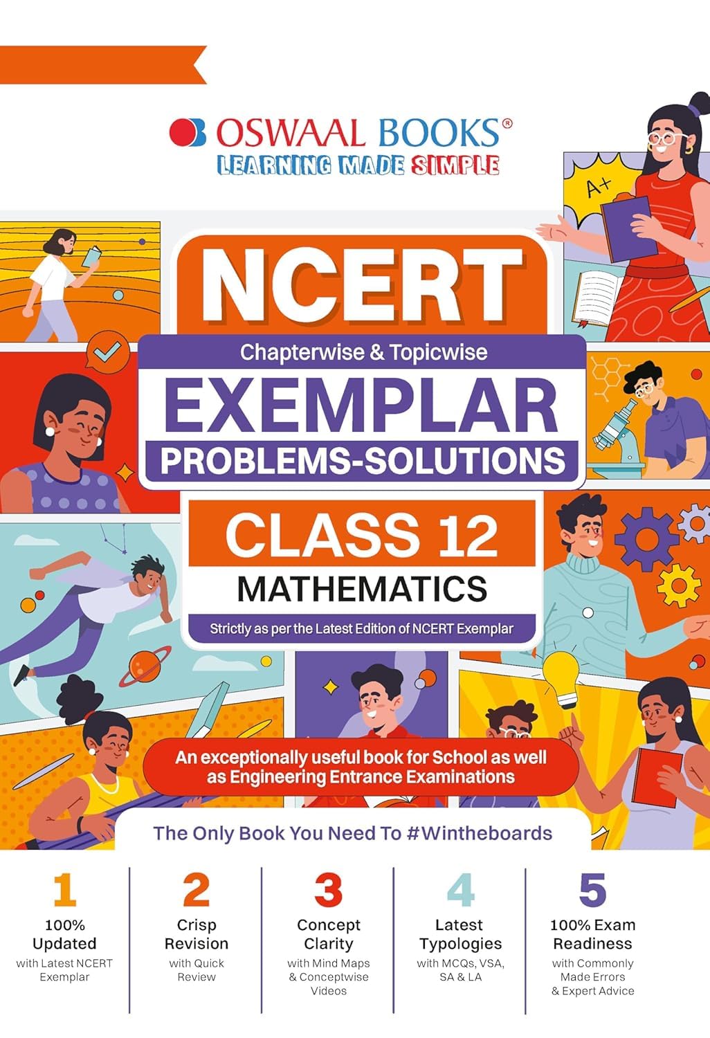 OSWAAL NCERT EXEMPLAR PROBLEM AND SOLUTIONS MATHS FOR CLASS 12 FOR 2026 EXAMS -OSWEXE12MATHS|| [Paperback] [Oct 30, 2024] Arihant