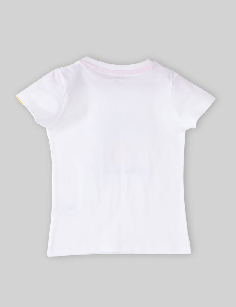 Modern Kids Girls T shirt Cotton White Honeybee 2025 at ShopCircuit | ONDC