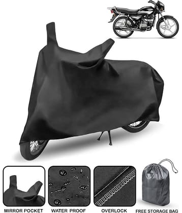 CARNEST Bike Body Cover for Hero Splendor Plus ( Pack of 1 ) , Black