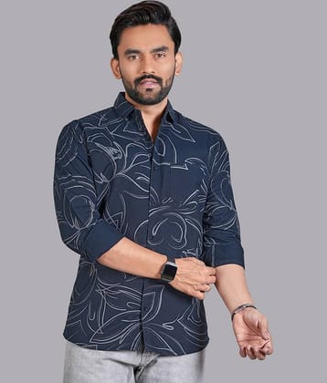 ADWYN PETER 100% Cotton Regular Fit Printed Full Sleeves Men's Casual Shirt - Multicolor 2 ( Pack of 1 )