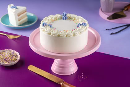 Vanilla Eggless Cake