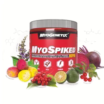 Myogenetix Myospiked, High Voltage Pre workout formula, 45 servings-Exotic Cola Rush