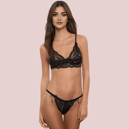 “Moonlight Muse Bralette & Brazilian”