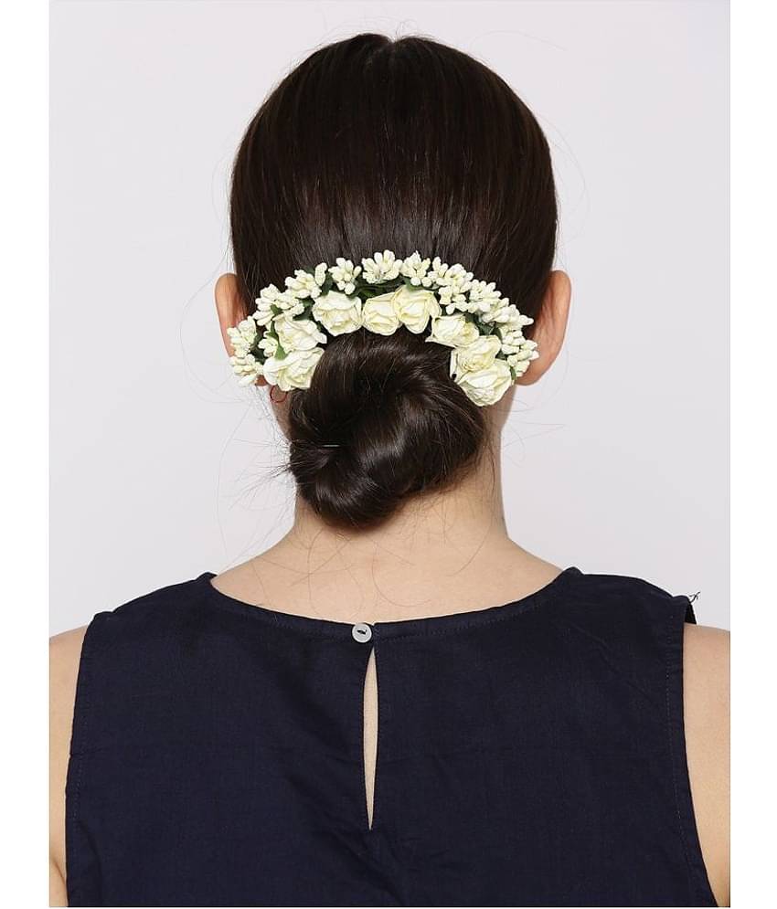 Priyaasi White Party Hair Grips