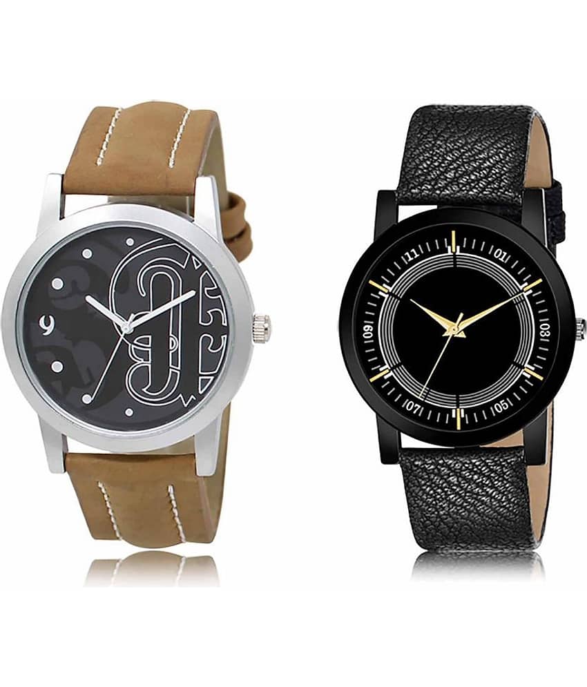 Lorem - Analog Watch Watches Combo For Men and Boys ( Pack of 2 )