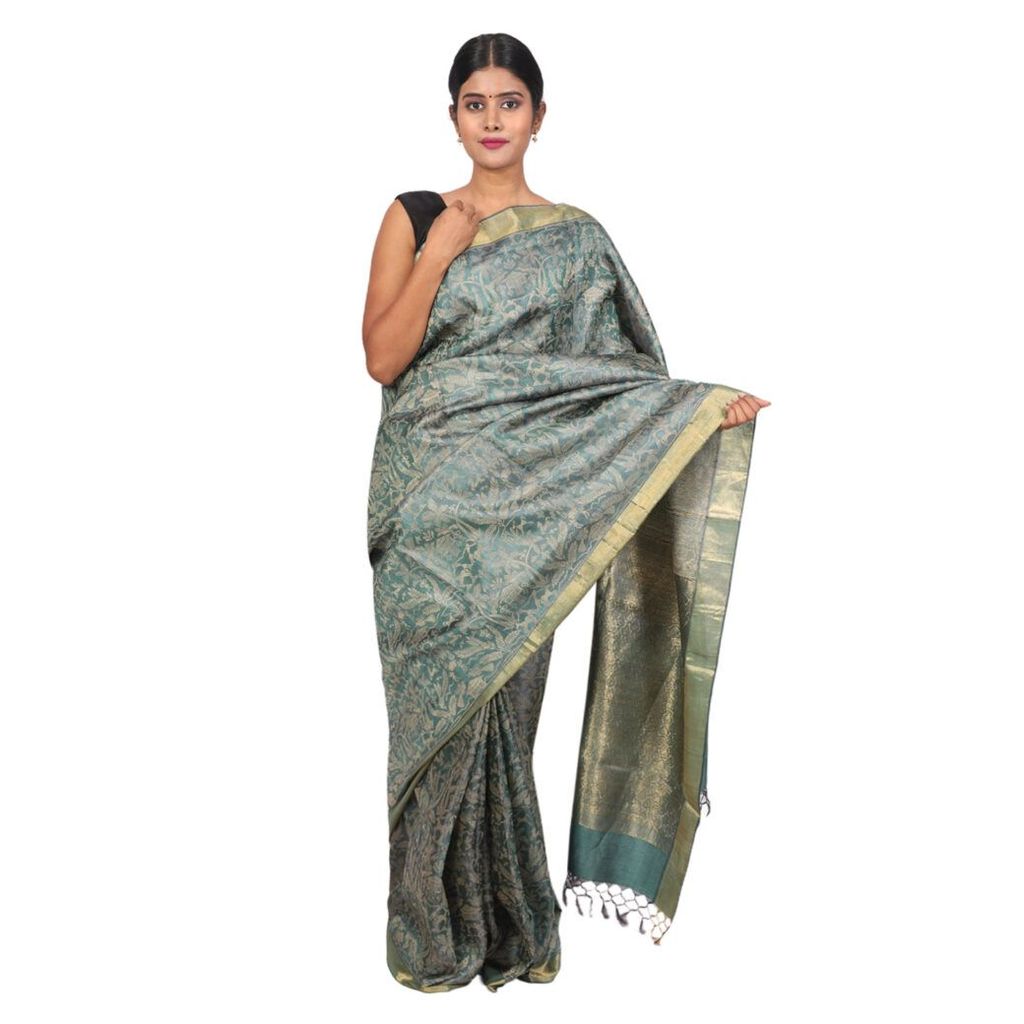 HANDLOOM KOSA SAREE WITH BLOUSE (SKU - 1SXT04201220 SAREE- 257) - Sarees | Buy online on ZillyBuy