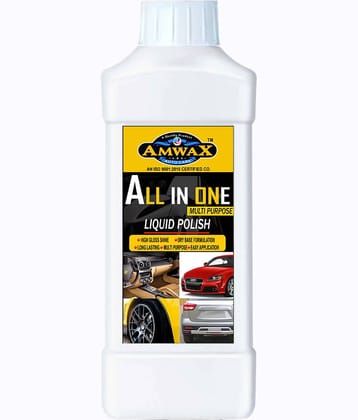 AMWAX - Finishing Metal Polish For All Cars and Motorbikes 1000 mL ( Pack of 1 )