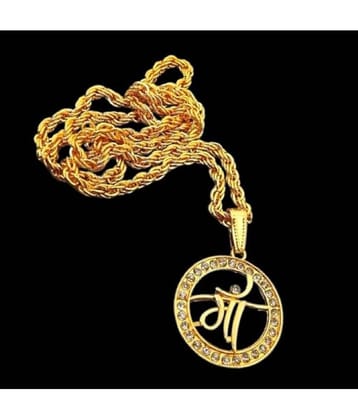 AKLINA Gold Religious Pendant With Chain ( Pack of 1 )