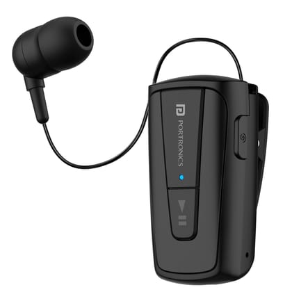 Portronics Harmonics Klip 4 Vibration Prompt,  Long Playtime, Bluetooth Music,  Built In Mic