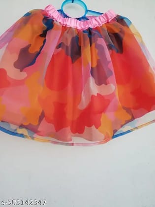 Tulle Net Ballet Skirt - Multi color with head accessories