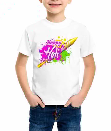 PrintMall Pack of 2 Boys Cotton Blend T-Shirt ( White )