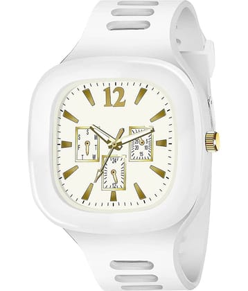 Trex White Silicon Analog Men's Watch