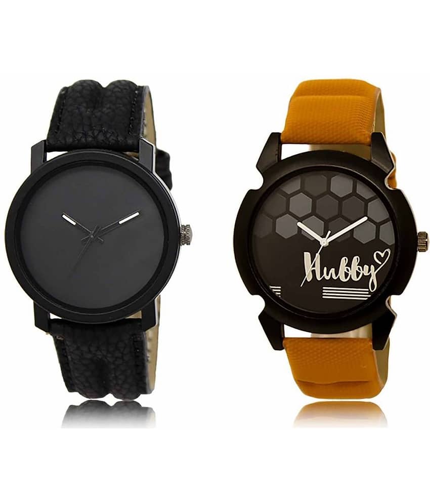Lorem - Analog Watch Watches Combo For Men and Boys ( Pack of 2 )