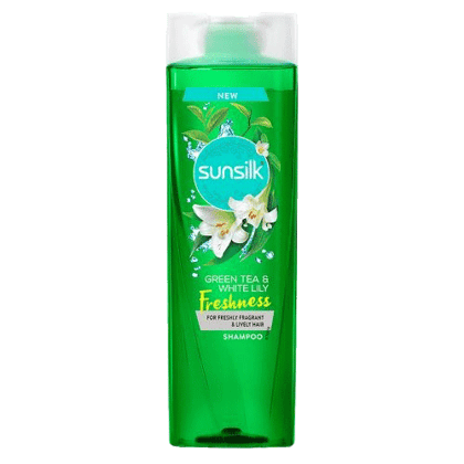 Sunsilk Hair Shampoo Green Tea And White Lily Freshness 195ml