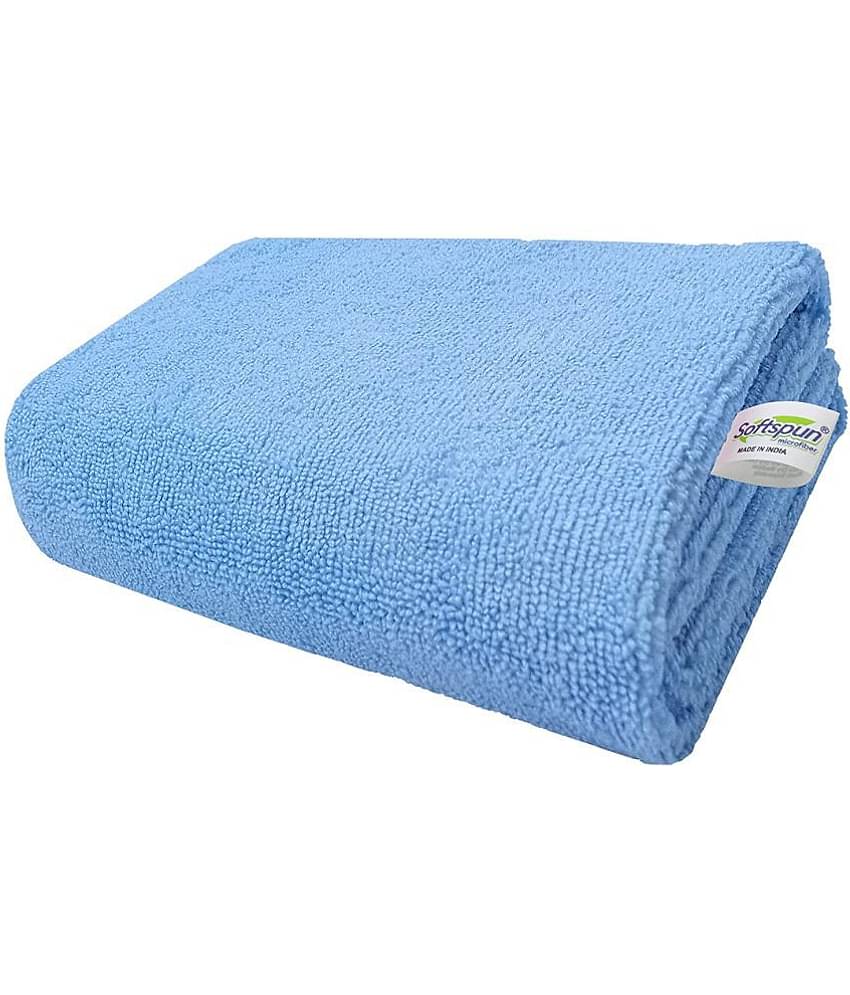 SOFTSPUN Single Gym Towel Blue