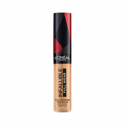 L'Oreal Paris Full Coverage Concealer, High Cover, Waterproof Formula, Long-lasting, For Undereye Circles and Blemishes, For Highlighting and Contouring, Infallible, Shade: 317, 10g L'Oreal Paris Full Coverage Concealer, High Cover, Waterproof Formula, L
