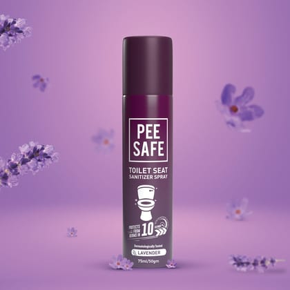 Toilet Seat Sanitizer Spray (Lavender) - 75 ML Toilet Seat Sanitizer Spray (Lavender) - 75 ML - Default Title
